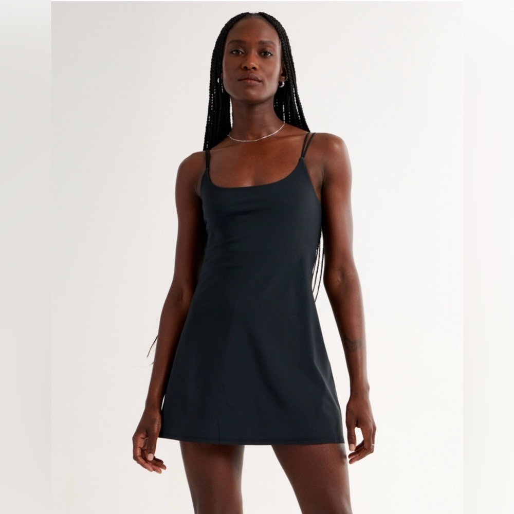 Abercrombie Traveler Mini Dress - Small Petite - Black (Onyx)
